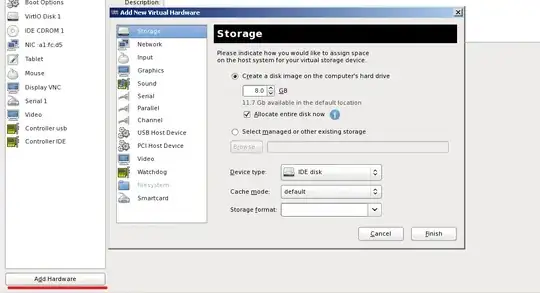 Gnome monitor settings with the refresh rate dropdown open, showing options 49,99 Hz and 29,99 Hz