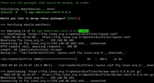 gentoo emerge from Guru