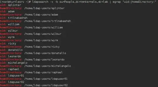 Home dirs after LDAP modification
