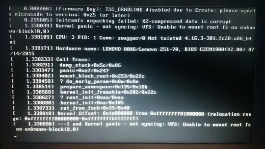 as i selected the [Start Fedora-Workstation-Live 28]