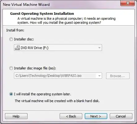 ss of vmware install #2
