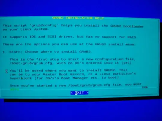 grub2config installation help 