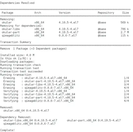 removed packages with autoremove