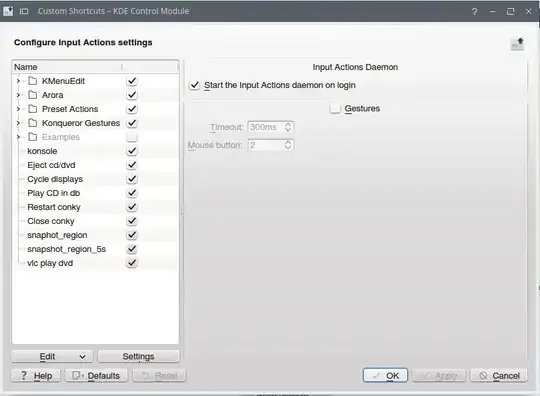 kdiff3 showing diff of two texts with word wrap