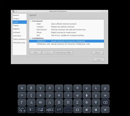 Onboard Onscreen Keyboard Custom Layout and Settings