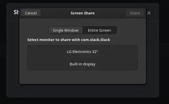 Overlay Screen Share that does not react to user input