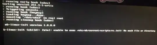 Boot error