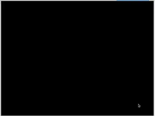 Only the mouse pointer survives this pure evil black