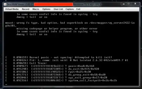 mount: wrong fs type, bad option, bad superblock on /dev/mapper/vg_server2422-LogVol01