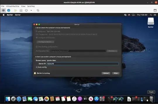 VM Barrier Configuration