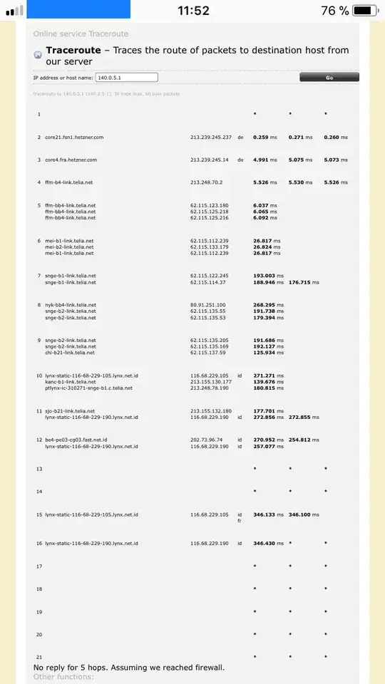 traceroute to 140.0.5.1