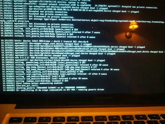 Very end of boot process log