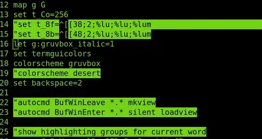 vim inside screen with screen-color256