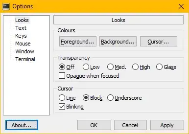 ![MINGW64/mintty options