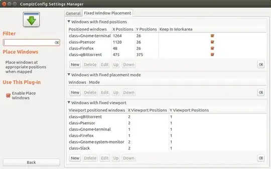 Fixed Window Placement