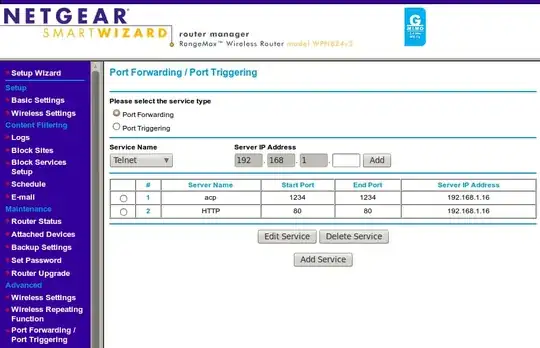 netgear port forwarding
