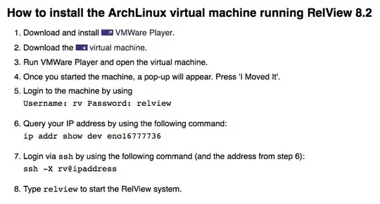 Arch Linux virtual machine instructions