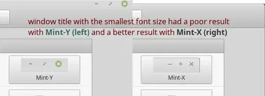 Mint-Y and Mint-X themes compared as a result