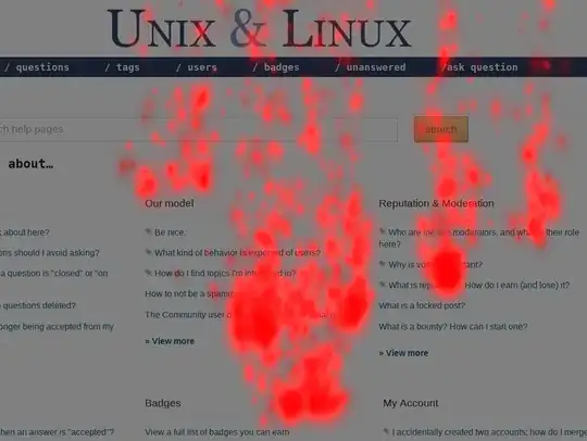 Compiz's fire effect on the screen, Knoppix Linux