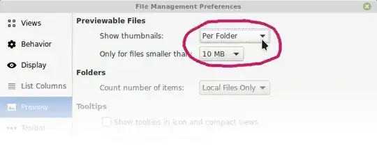 Enabling the setting