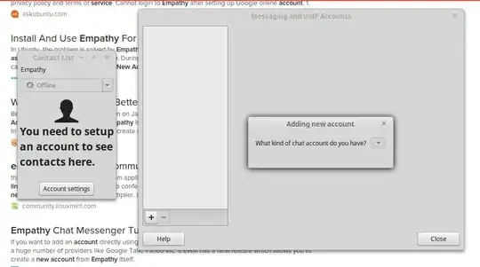 Empathy not allowing me to choose the kind of chat account