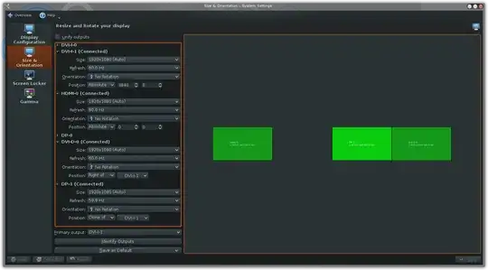 bad monitor setup in KDE