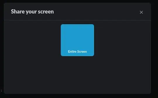 Slack Share your Screen popup