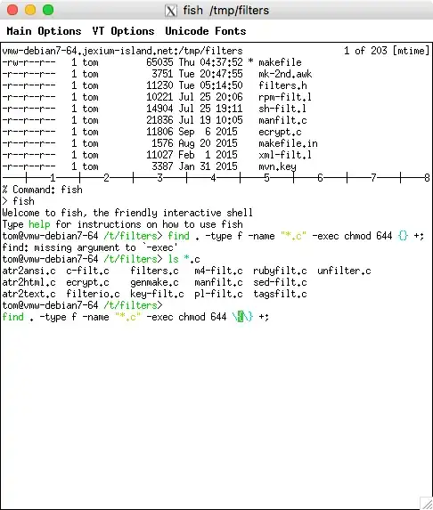 editing the command-line