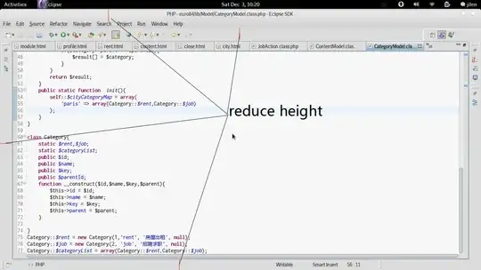 Eclipse Fedora screenshot