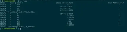Spread-out output with line breaks