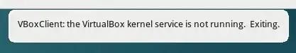 VBoxClient: the VirtualBox kernel service is not running. Exiting.