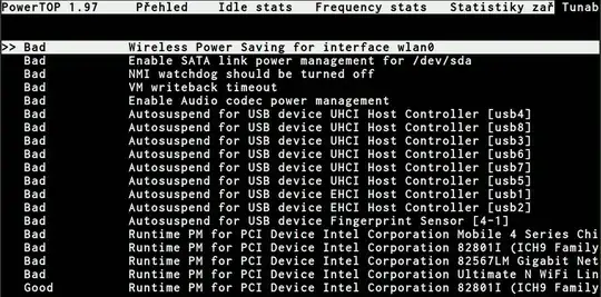 AC power, power-save off