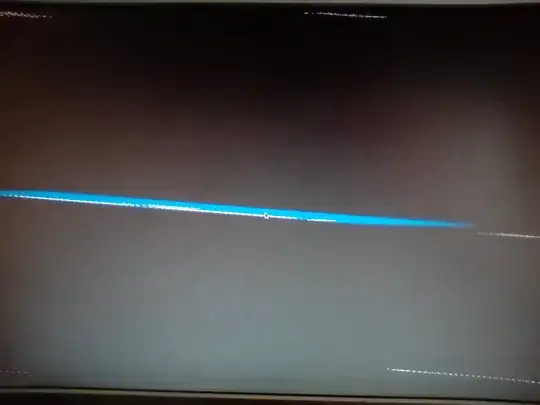 initial login screen