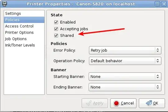 ss of printer sharing