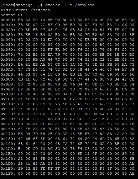htop with kernel and user threads