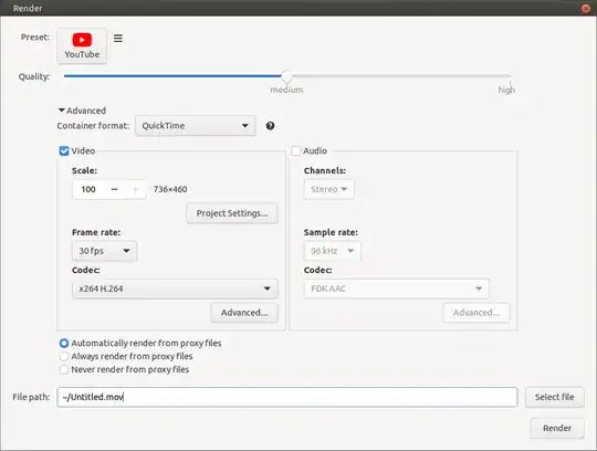 pitivi render window