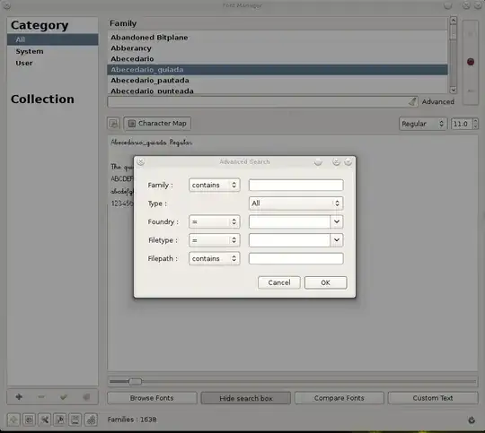 font-manager screenshot