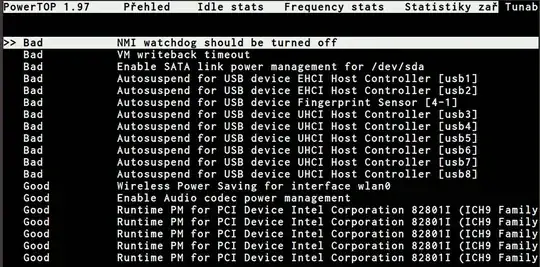 AC power, power-save on
