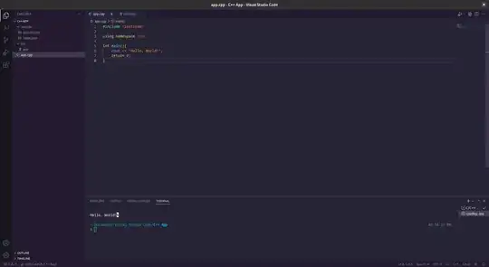 as you can see, there's a % after program output.