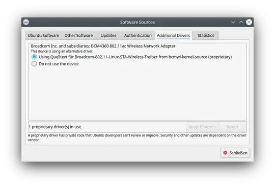Software Sources (Kubuntu)