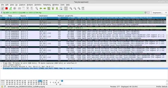 screenshot wireshark