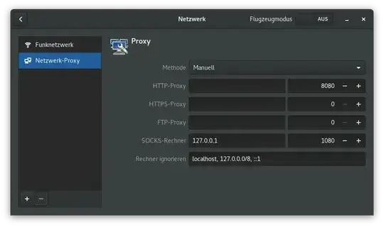 Manual Proxy Settings