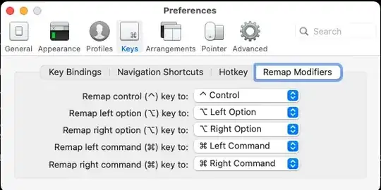 Remap Modifiers Setting
