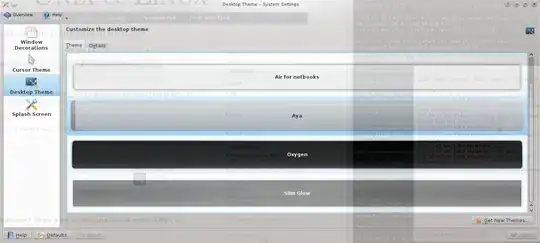 System Settings - Desktop Theme - Aya Selected