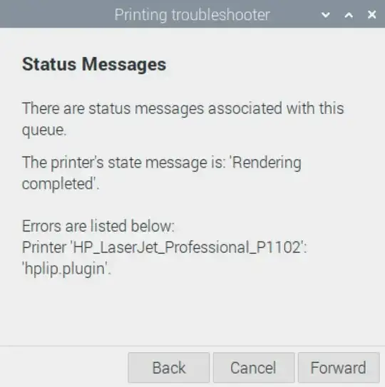 Printing troubleshooter