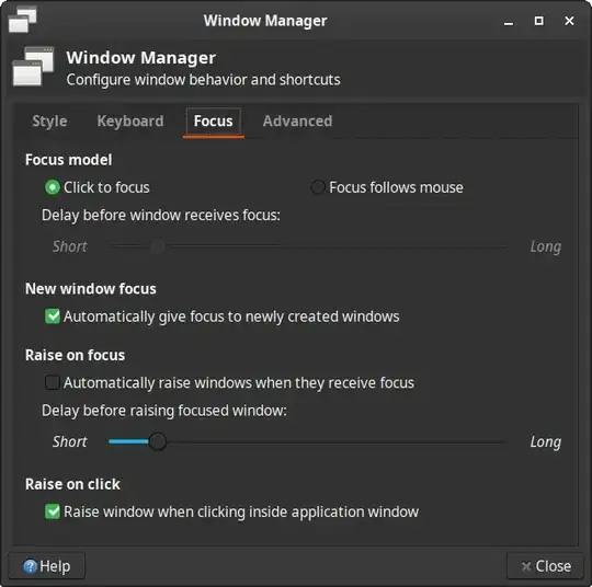 Window Manager Settings