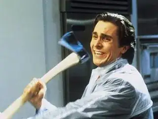 Patrick Bateman axe murderer